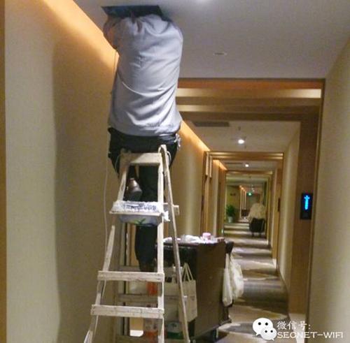 雅庭精品酒店有了安网智慧wifi,微信关注推广快